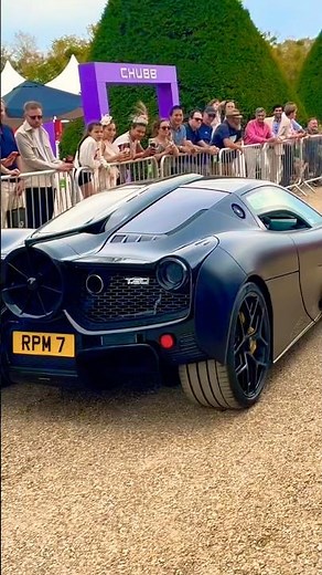 $5M GMA V12 T.50 FANCAR DRIVING OUT OF CAR CONCOURS SHOW! #shorts #trending #viral #youtube #car #yt