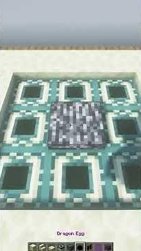 Minecraft: How to Build a End Portal Mini Biome #Shorts