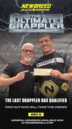 @guybson_sa is the last grappler of the year to qualify for The Ultimate Grappler 2025! Watch him and other grapplers battle it out to see who will take home the crown and the 💸💰 $5,000 GRAND PRIZE! 👀 SPECTATORS: Doors open at 6:00 PM! All spectator tickets are $20.00 online or $25.00 at the door, regardless of age. 🚨🚨IMPORTANT🚨🚨: This is NOT an open tournament. All athletes have prequalified; this event is for spectators only. NEWBREED PRESENTS: The Ultimate Grappler (TUG) Finale, the pi