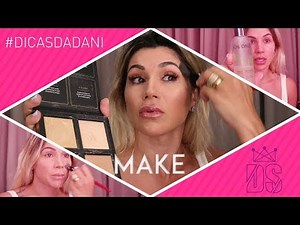 Tutorial da minha Make e Produtos que uso #DicasDaDani