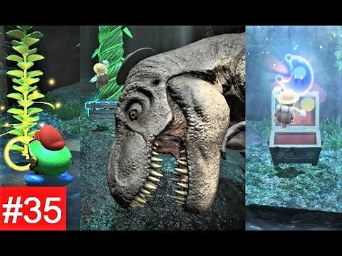 【森の国 : 樹海の石コロ、お宝の実などパワームーン15個】 #35 攻略 スーパーマリオ オデッセイ "Wooded Kingdom Moons" Super Mairo Odyssey