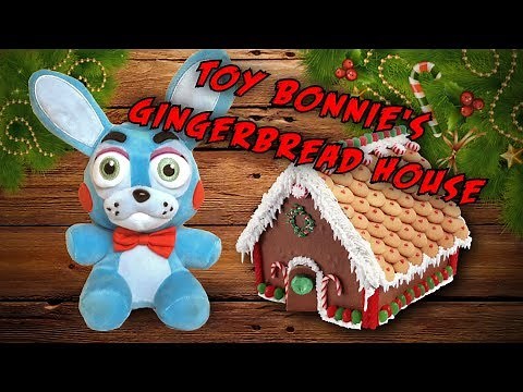 Freddy Fazbear and Friends "Toy Bonnie's Gingerbread House"