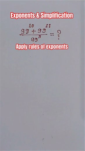 Simplification of exponentials