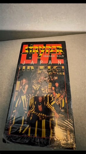 Stryper Live In Japan VHS 80’s Rock Loud N Clear Michael Sweet
