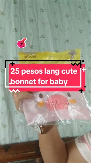 Cute Bonnet for Baby at 25 Pesos