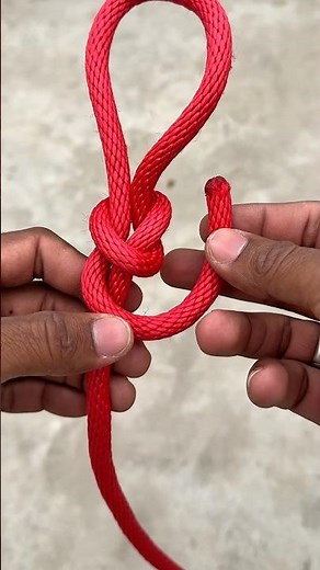 Absolutely The Best And Easiest Knot #knot #lifeskills #knotting