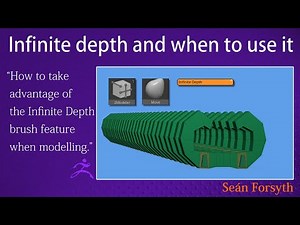 Using Infinite Depth when modelling in ZBrush - quick tip