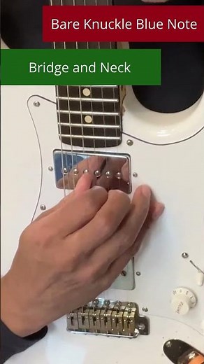 Can you hear the Edge? Bare Knuckle Blue Note pickup in Bridge And Neck