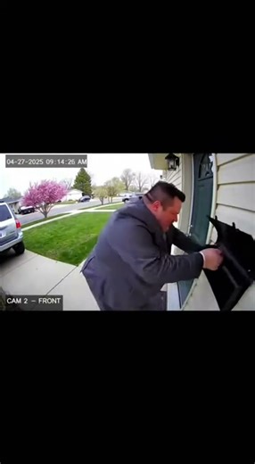 Instant Regret Guy Opens Home Mailbox to Steal Mail – Yellow Powder Dynamite Covers His Suit!” 🟡🧨