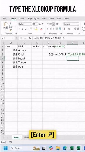 How to Use XLOOKUP in Excel (Simple Formula for Beginners)