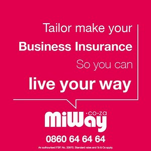 #MiWayBusinessInsurance offers tailored insurance as unique as your business. Get an obligation-free business insurance quote today - simply fill in a callback form, here: https://bit.ly/1EJDfoN #LiveYourWay #MiWayBusinessInsurance Ts & Cs apply (FSP 33970) | Miway