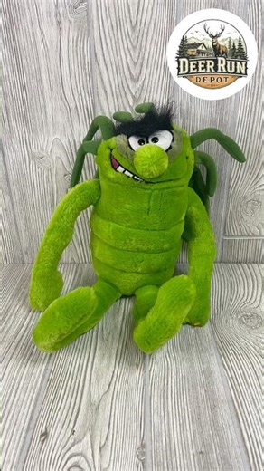 Vintage 1992 RAID Bug Plush S.C. JOHNSON Co 17" Green Roach. https://ebay.us/m/84Emw5 #raid #plush