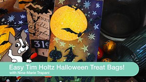 Make a SUPER duper cute treat bag using oodles of fabulous Tim Holtz products some great tips for assembly line crafting to make lots if you so desire! Learn more on our blog: https://bit.ly/3FeQseo | SimonSaysStamp.com