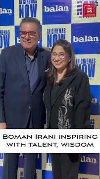 Boman Irani inspiring with talent, wisdom