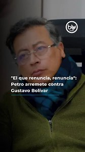 #VideoBlu Más detalles sobre el fuerte reclamo del presidente Petro a Gustavo Bolívar en medio de una transmisión en vivo. | Blu Radio