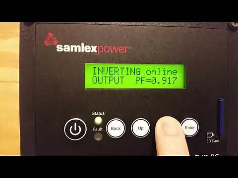 Samlex Evo 4024 Inverter Charger: Battery/Solar Priority Usage Feature
