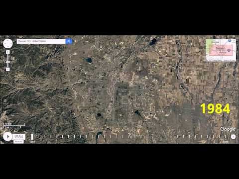 Denver CO - Urban Sprawl Time Lapse