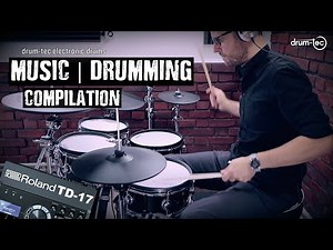 Roland TD-17 sound module on drum-tec electronic drums MUSIC MIX
