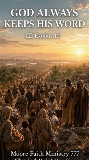 ✝️✨ GOD ALWAYS KEEPS HIS WORD 🤍 | 📖 Exodus 12