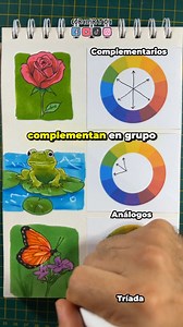 228K views · 2.8K reactions | Esquemas de color que puedes usar en tus dibujos #dibujo #arte #tutorial #drawing #art | Cornspiration | Facebook