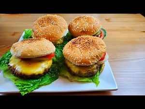 Ultimate Beef Burger Recipe | How To Make Perfect Homemade Juicy Burger