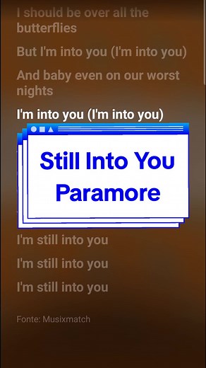Respondendo a @cesarflores3533 Still Into You - Paramore #paramorestillintoyou #stillintoyou #singalong #sing #youtubelyrics #spotifylyrics #lyrics #karaoke #paramore
