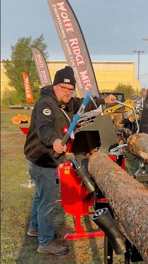 Japa 315 - Tractor PTO Powered Firewood Processor at Wolfe Ridge #Professional #Firewood #Equipment