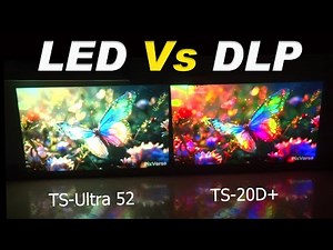 DLP vs LED Projector- PART-2 | TS-20D+ vs TS- ULTRA 52 | SECRETS OF LED PROJECTORS | COD📞9119225100