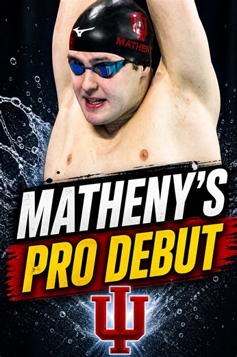 Josh Matheny transition to professional swimming includes podium finishes in Bergen