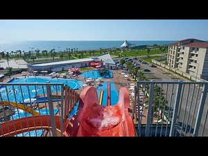Red Drop Water Slide at Aquapark Anaklia