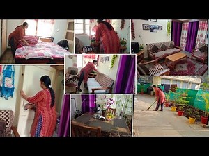 🌄 60 Minutes morning house cleaning task || 2 BHK House Cleaning routine in 60 minutes #cleaning