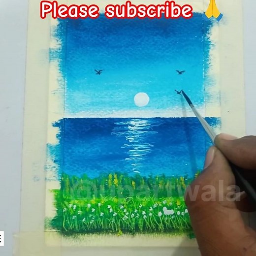 Beautiful Nature Scenery Drawing