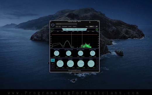 [JUCE开发] C   Programming Tutorial Build a 3-Band Compressor Audio Plugin