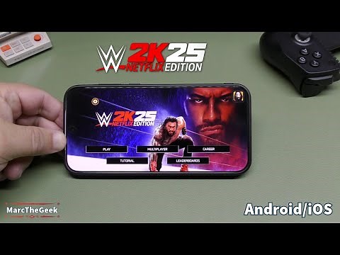 WWE 2K25: Netflix Edition Mobile Hands-On Gameplay
