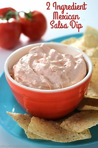 2 Ingredient Mexican Salsa Dip