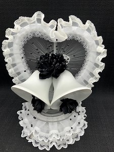 Vintage Wedding Cake Topper: Bride & Groom Figurine With Heart Arch, Vintage Wedding Cake Topper, Retro Cake Ornament - Etsy