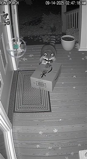 Raccoon thought he could snatch this... he was wrong 💀😂