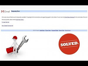 How to Fix Gmail Temporary Error Try Again Problem