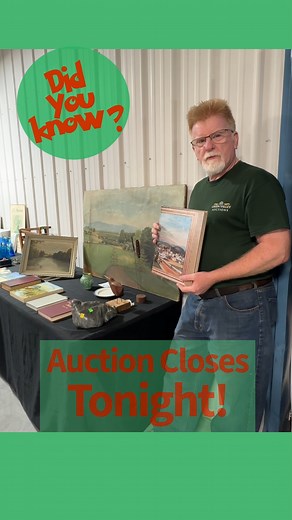 Online Auctions at Green Valley offer the opportunity to own local art, antiques and other unique items. Be sure to follow us on Social Media, download our app AND stop by and browse current auctions in person! #greenvalleyauctionsandmoving #shenandoahvalley #onlineauction #estatesalefinds | Green Valley Auctions and Moving