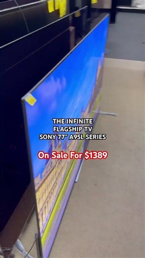 THE INFINITE FLAGSHIP TV SONY A95L SERIES #A95L #Sony #flagship #OLED #4ktv #TVS #OnSale $1389