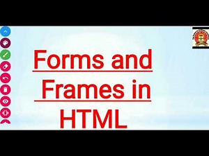 HTML || Forms and Frames || part1