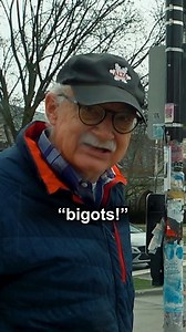 "You bigots!" the old and angry liberal yelled. But TFP Student Action volunteers continued their campaign to defend the innocence of children at Northwestern University in Illinois. #northwesternuniversity #woke #liberal #liberalism #innocence #prolife #tfpstudentaction #catholicfaith | TFP Student Action