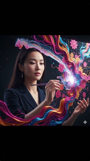 ✨ Mesmerizing Liquid Art: Oddly Satisfying Fluid Painting Loop (ASMR)