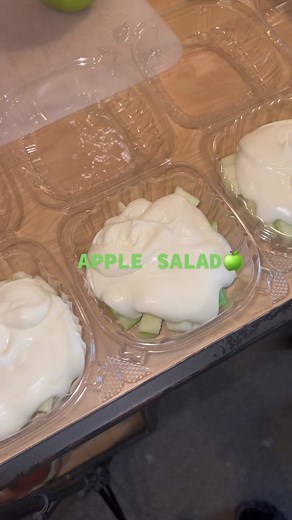 Homemade Apple Salad Recipe with Cream Cheese and Snickers