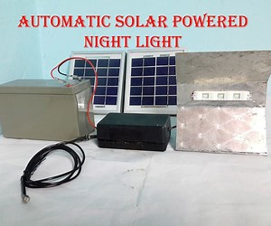 AUTOMATIC SOLAR POWERED NIGHT LIGHT