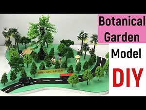 Botanical garden model | Park model | Garden model | science project model| #diyasfunplay