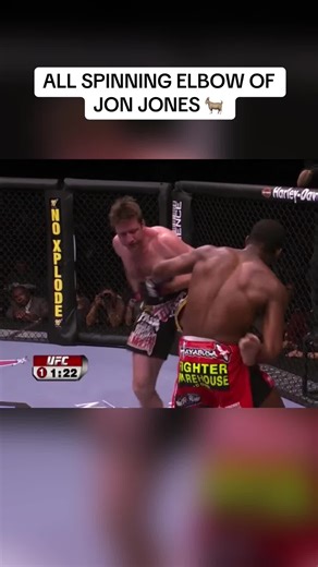 Spinning Elbow Highlights of Jon Jones 🐐
