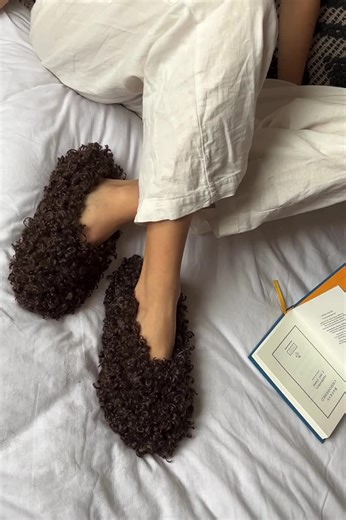 Cozy Faux Fur Slippers for Women – Handmade Washable Indoor Shoes | Eco-friendly - Etsy