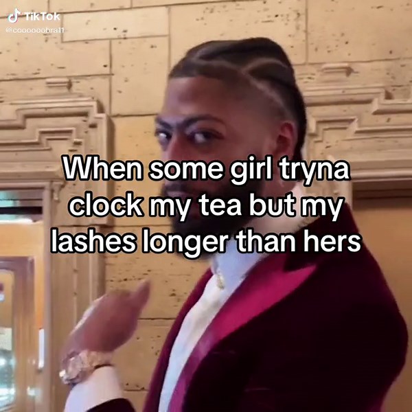 Long Lashes and Tea: A Fun TikTok Moment