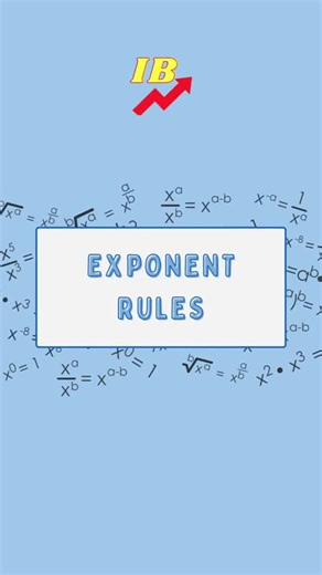 IB Maths Tutor on Instagram: "Exponent rules make working with powers FAST and SIMPLE 🔢✨ Multiply → add powers Divide → subtract powers Power of a power → multiply powers Let’s master indices step by step! #IBMaths #ExponentRules #Indices #MathsConcepts #IGCSEMaths #IBTutor #MathsReels #StudyWithMe #MathsMadeEasy"